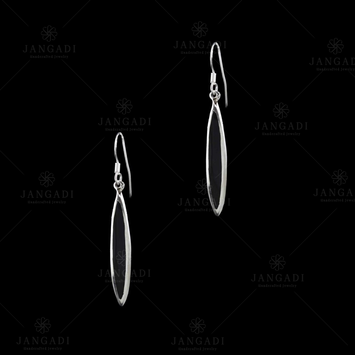 Vera Wang Men 3/8 CT. T.W. Black Diamond Cross Drop Earrings in Sterling  Silver with Black Ruthenium | Zales