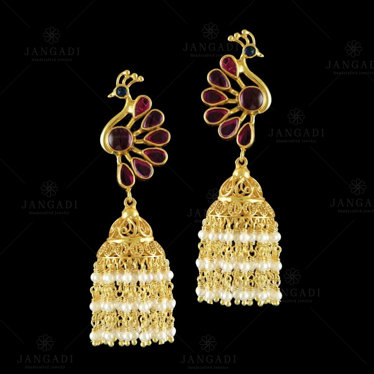 Gold Jhumkas