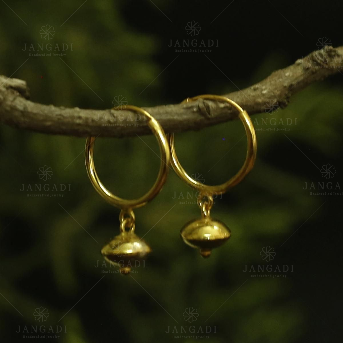 The Perky Spidey- Golden Spider-Web Earrings