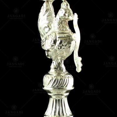 Silver Traditional Lamp