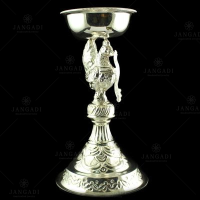 Silver Traditional Lamp