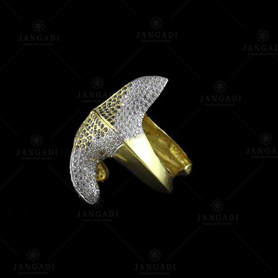 GOLD PLATED BRIDAL WITH CZ RINGS