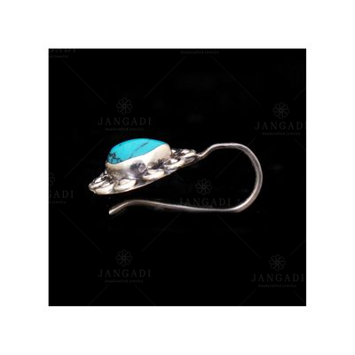 STERLING SILVER TURQUOISE NOSE PIN