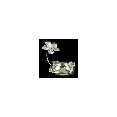 Silver Floral Design Fancy Lamp