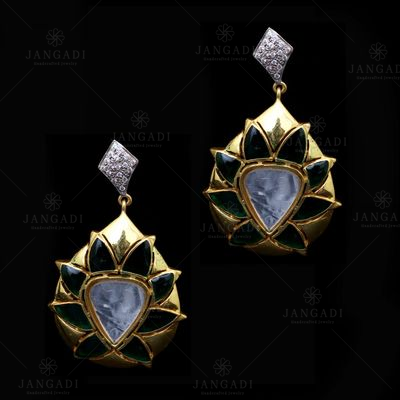 GOLD PLATED CZ EARRINGS